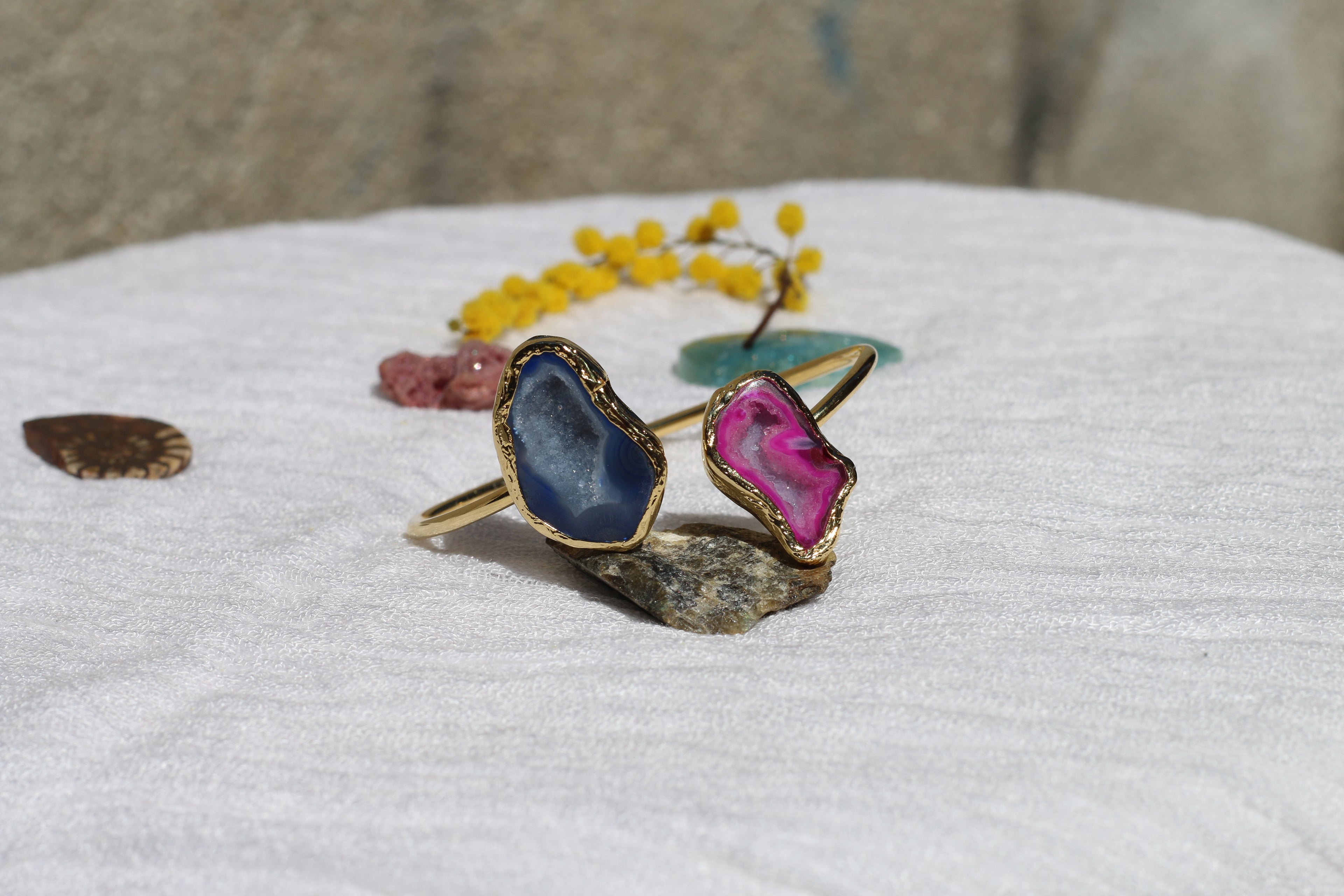 Fossil Agate Bracelet
