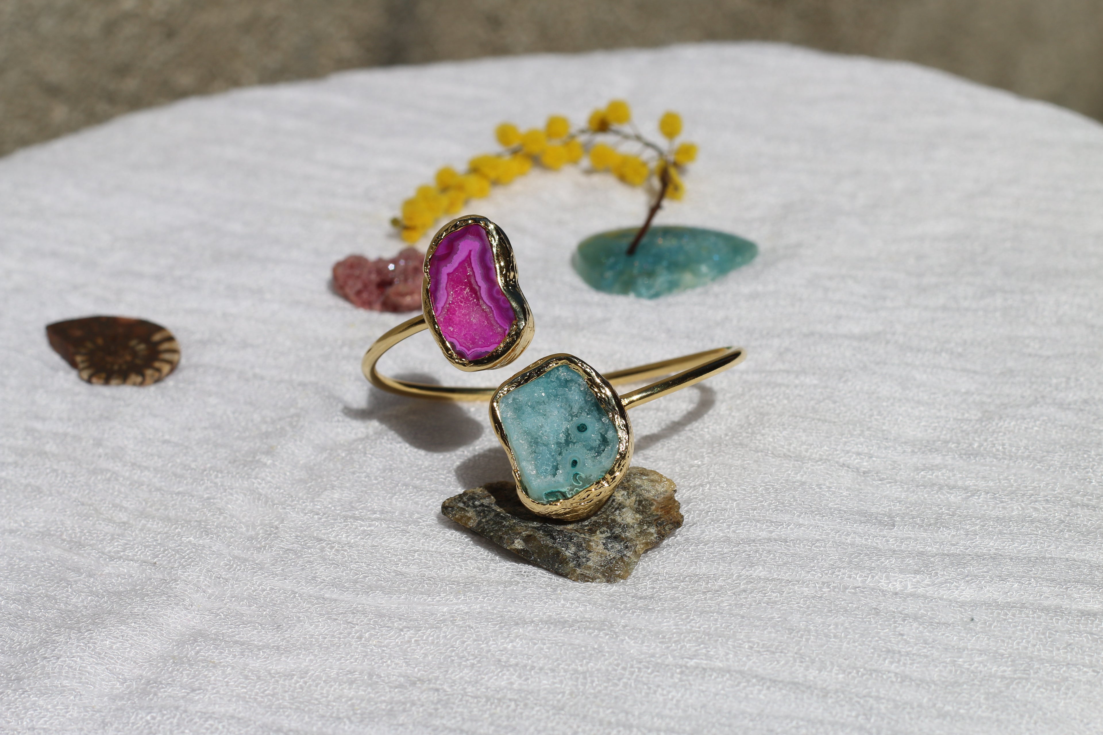 Fossil Agate Bracelet