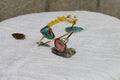 Fossil Agate & Turquoise Bracelet