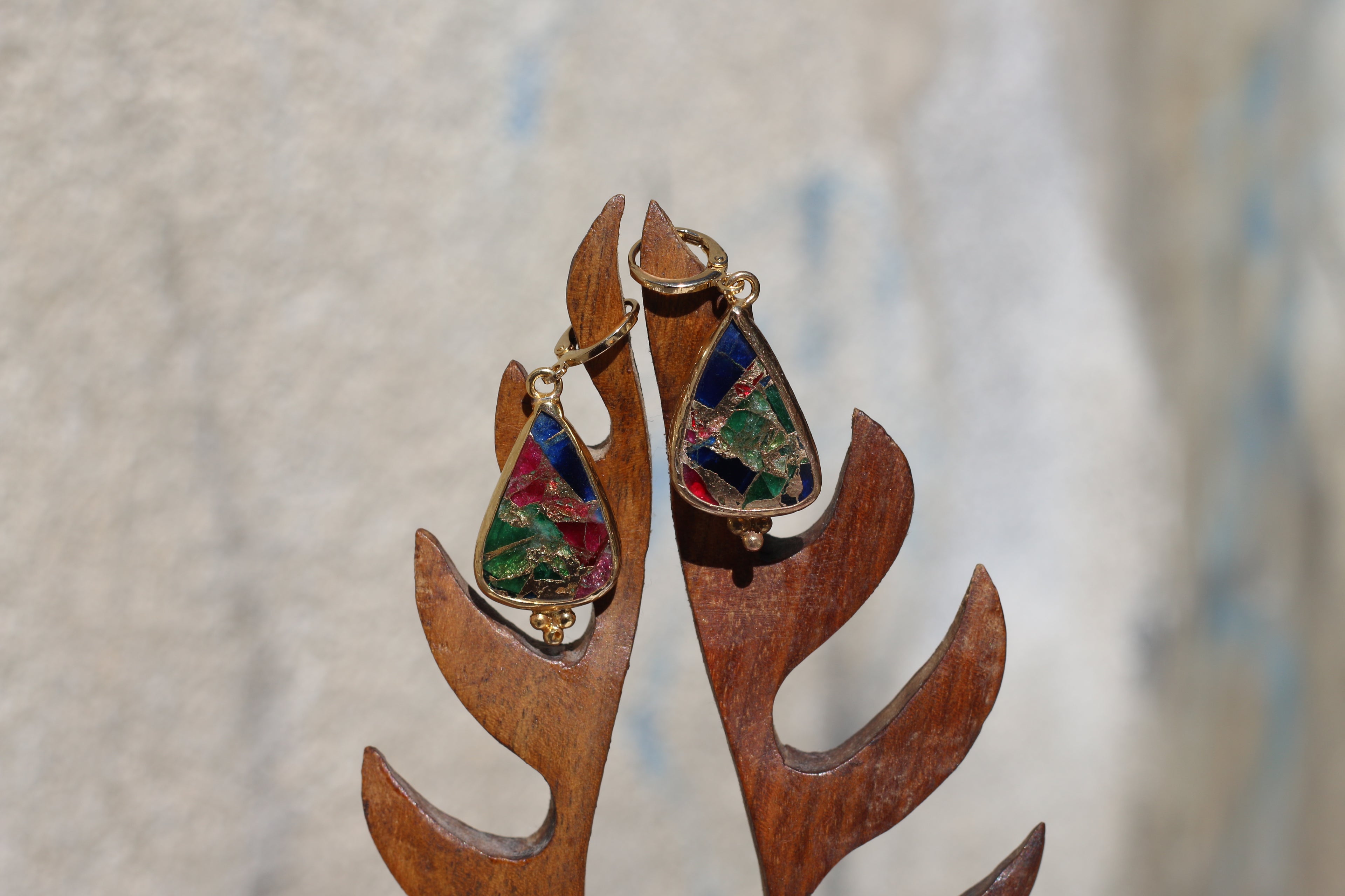 Trinity Mosaic Earrings