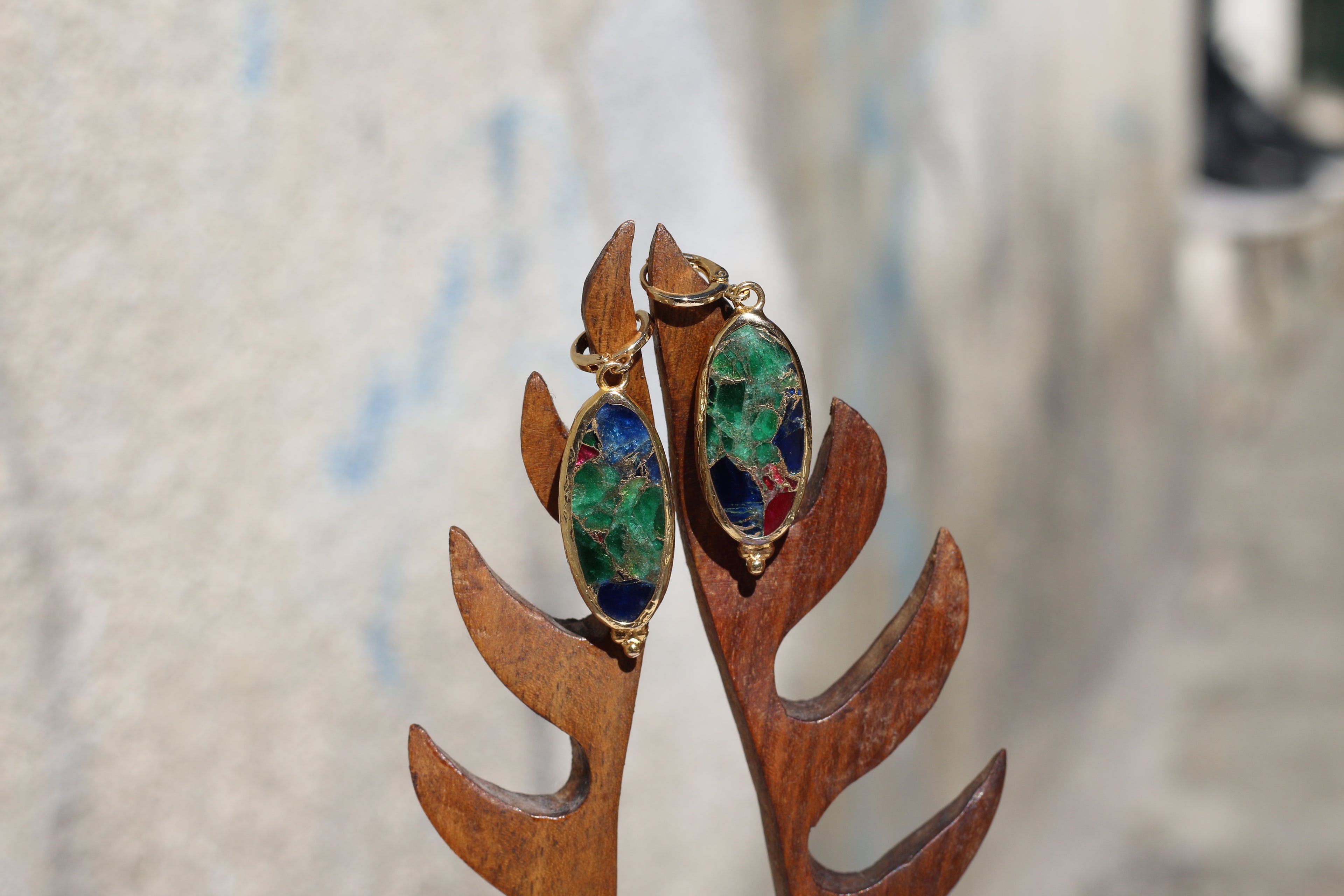 Trinity Mosaic Earrings