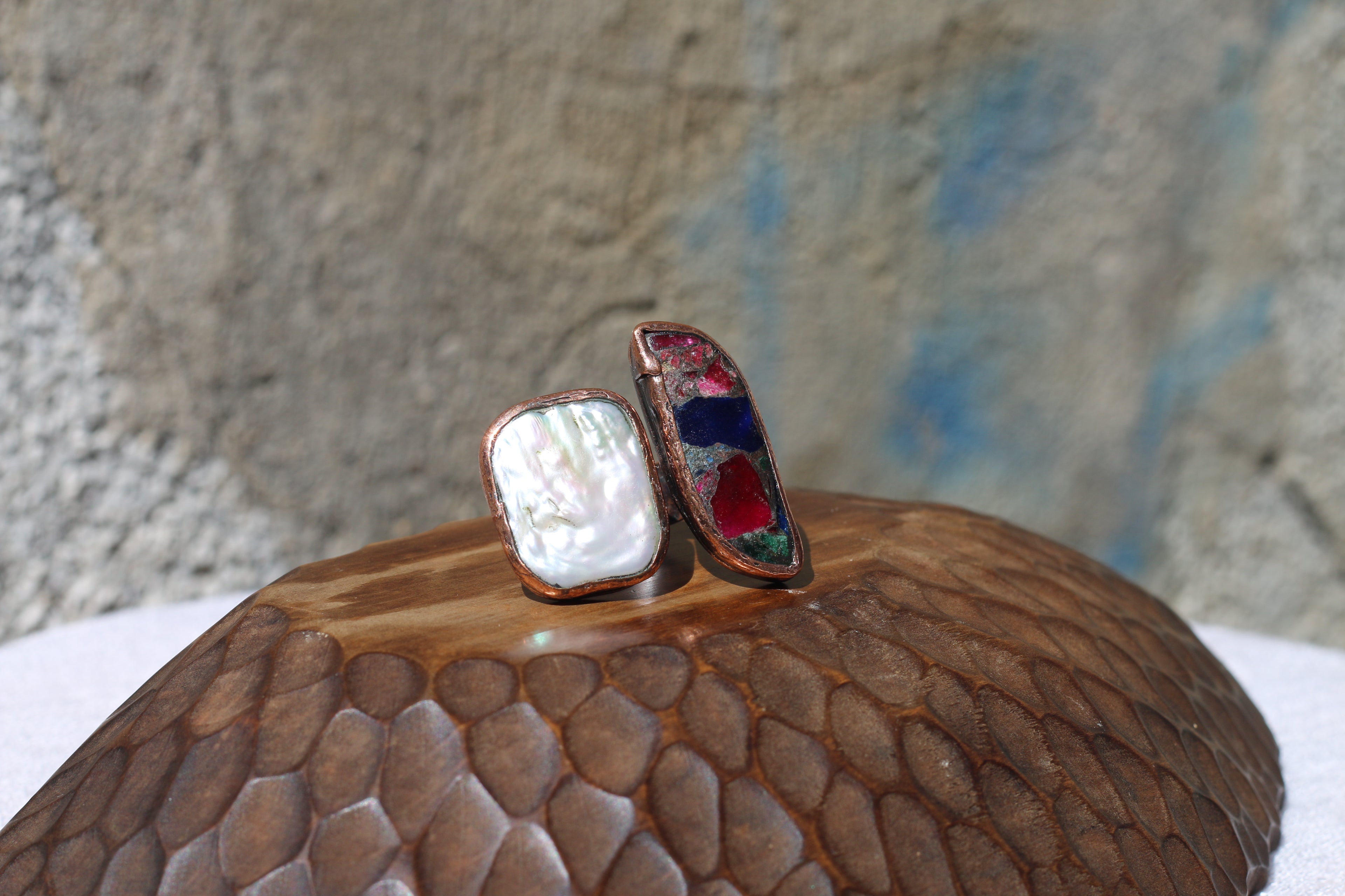 Pearl & Mosaic Ring