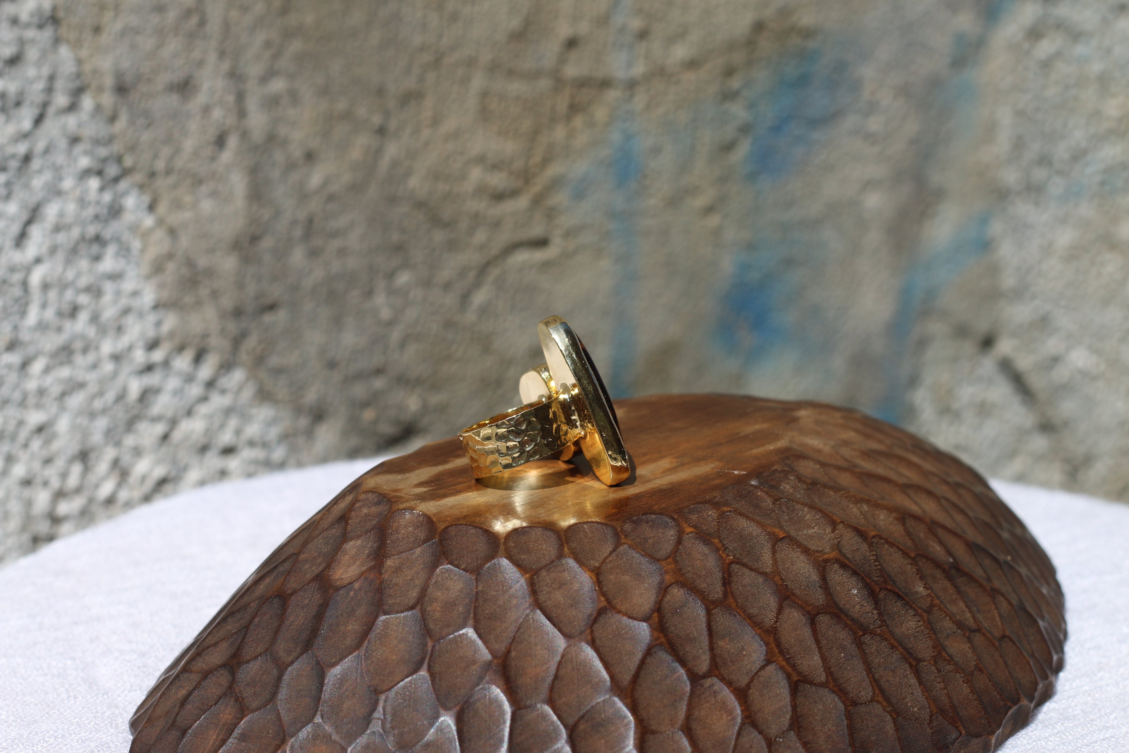 Moonstone & Tiger’s eye Ring