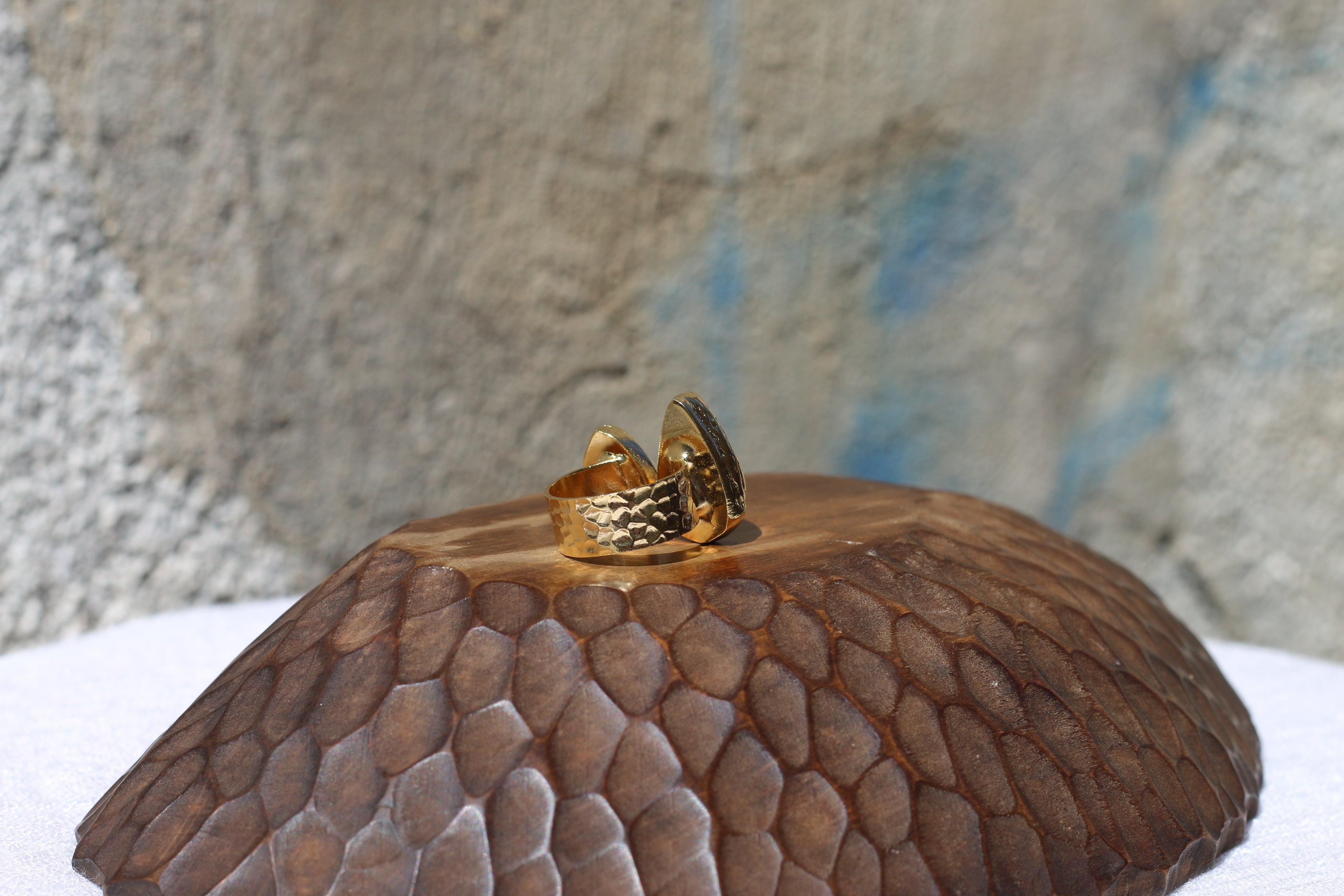 Kyanite & Moonstone Ring