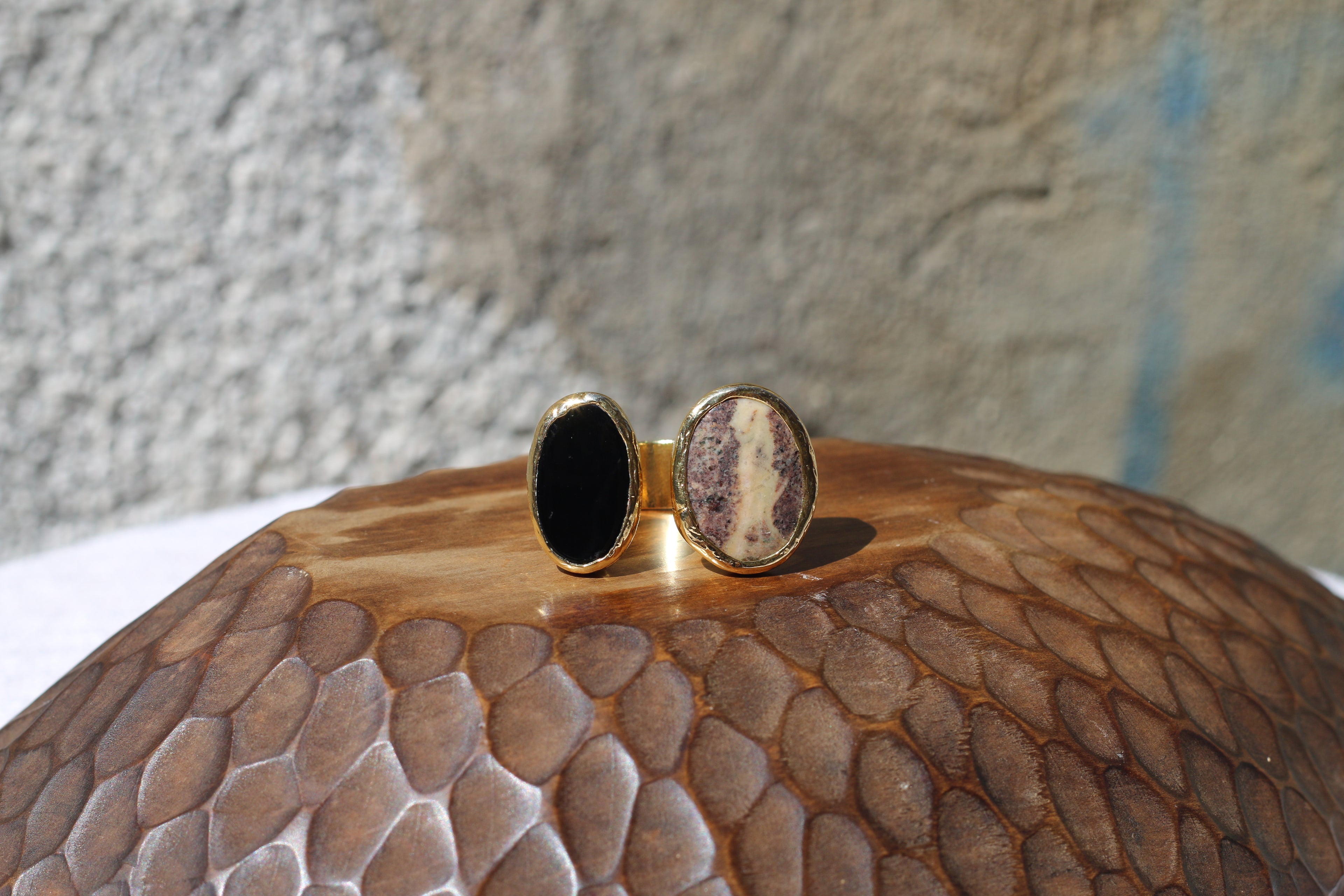 Agate & Jasper Ring