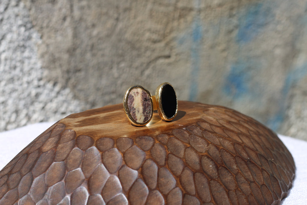 Agate & Jasper Ring