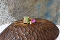 Fossil Agate & Variscite Ring