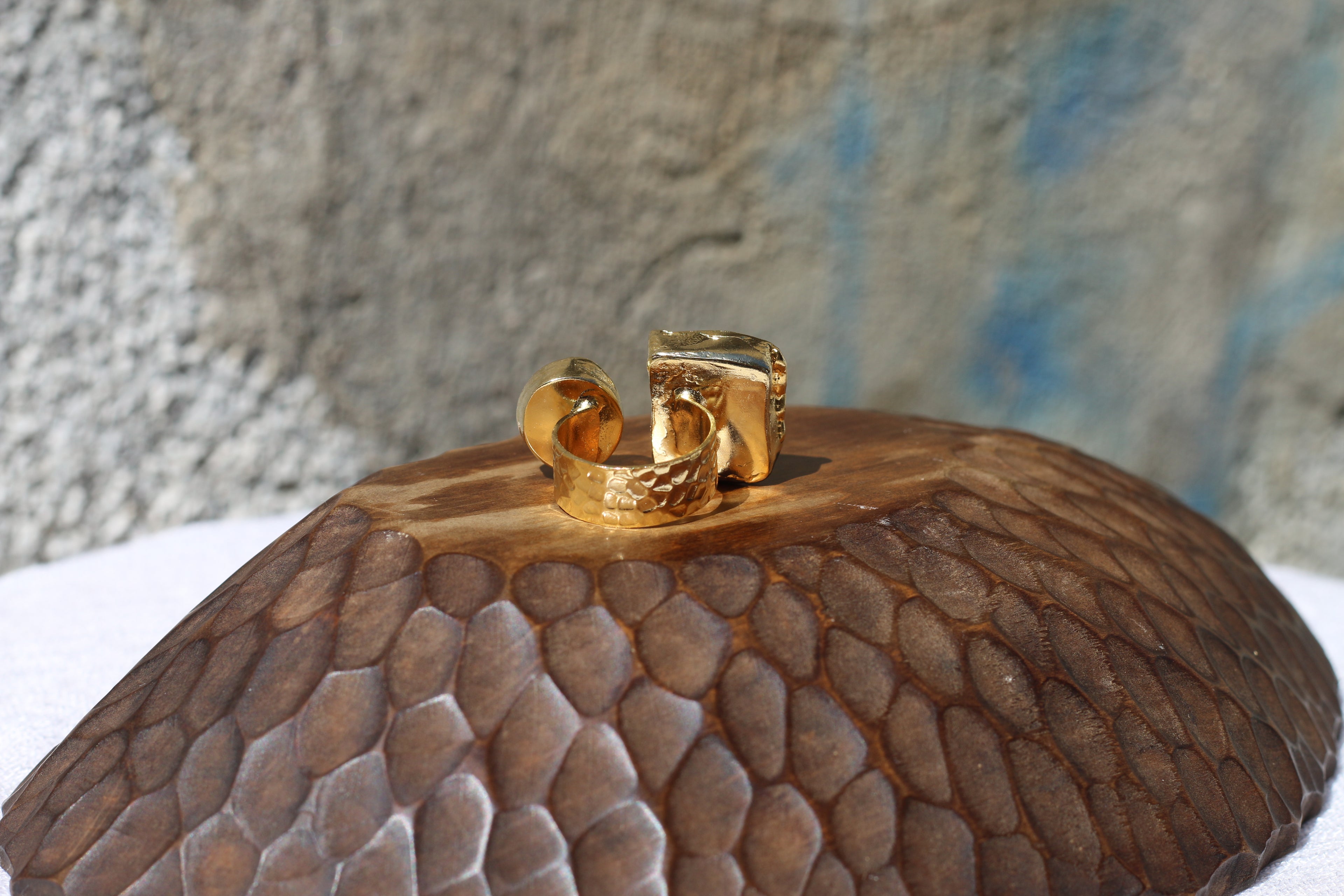 Fossil Agate & Variscite Ring
