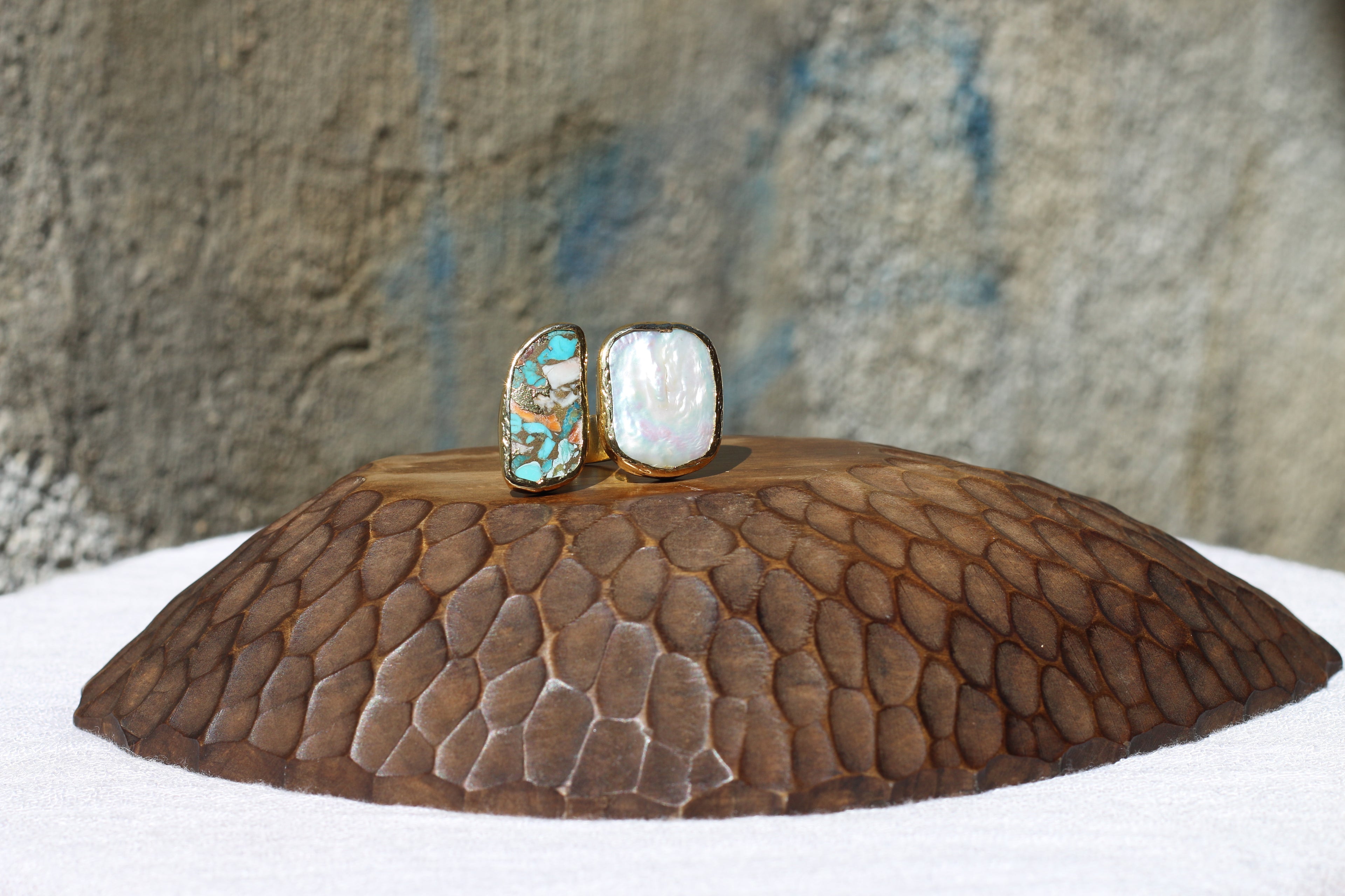 Pearl & Mosaic Ring