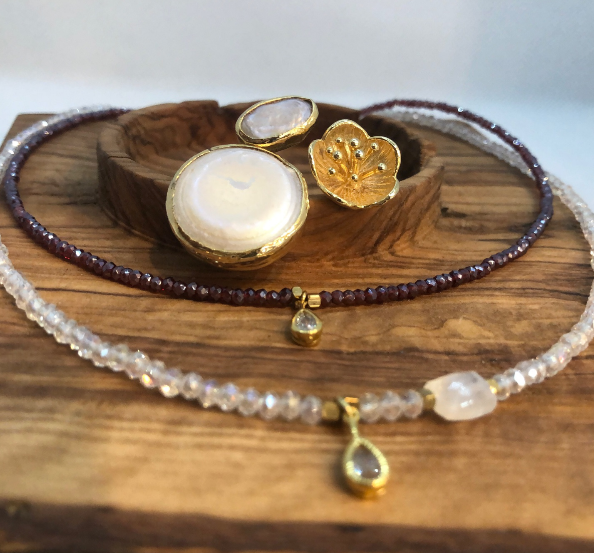 Crystal Drop Necklace