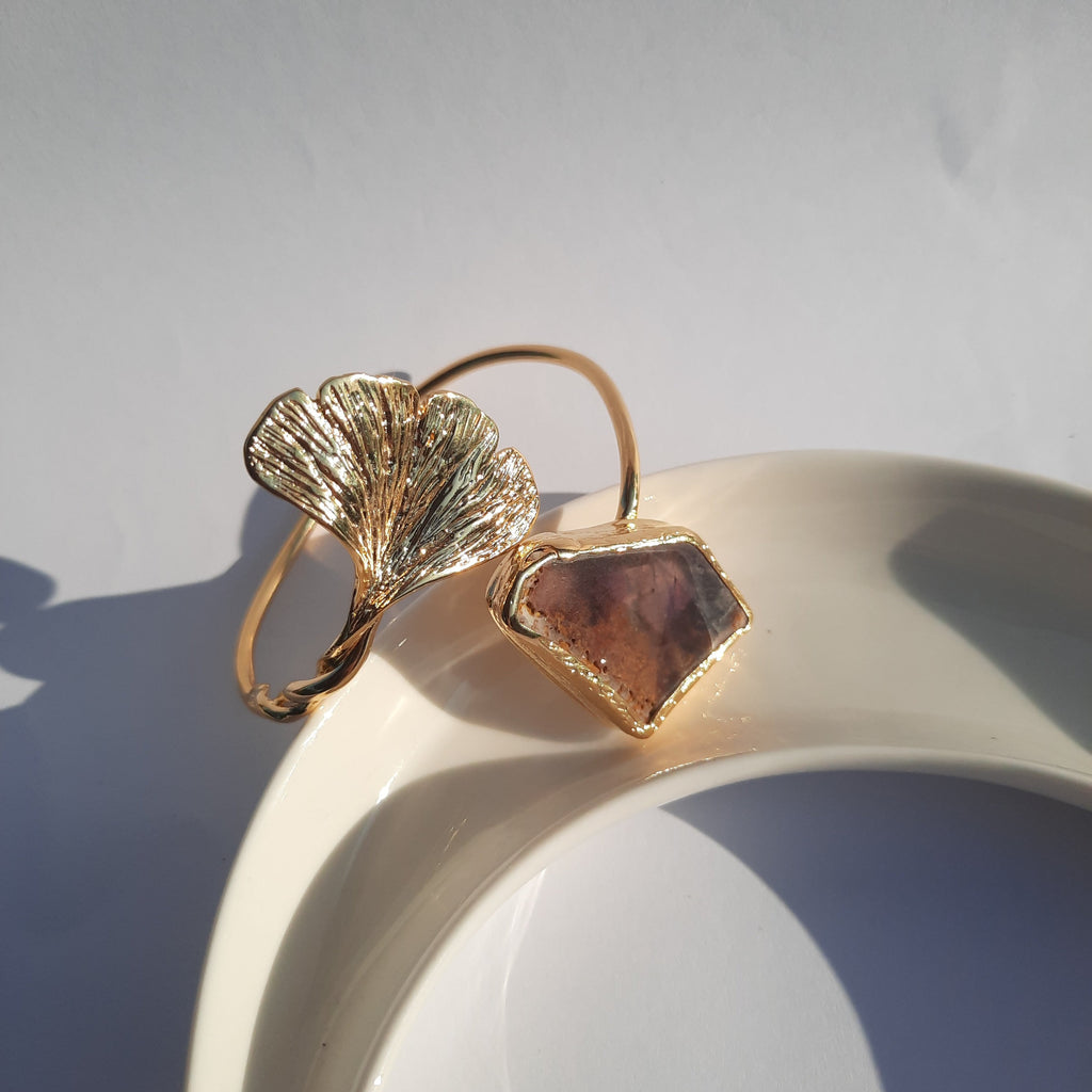 Ginkgo Bracelet Ametrine