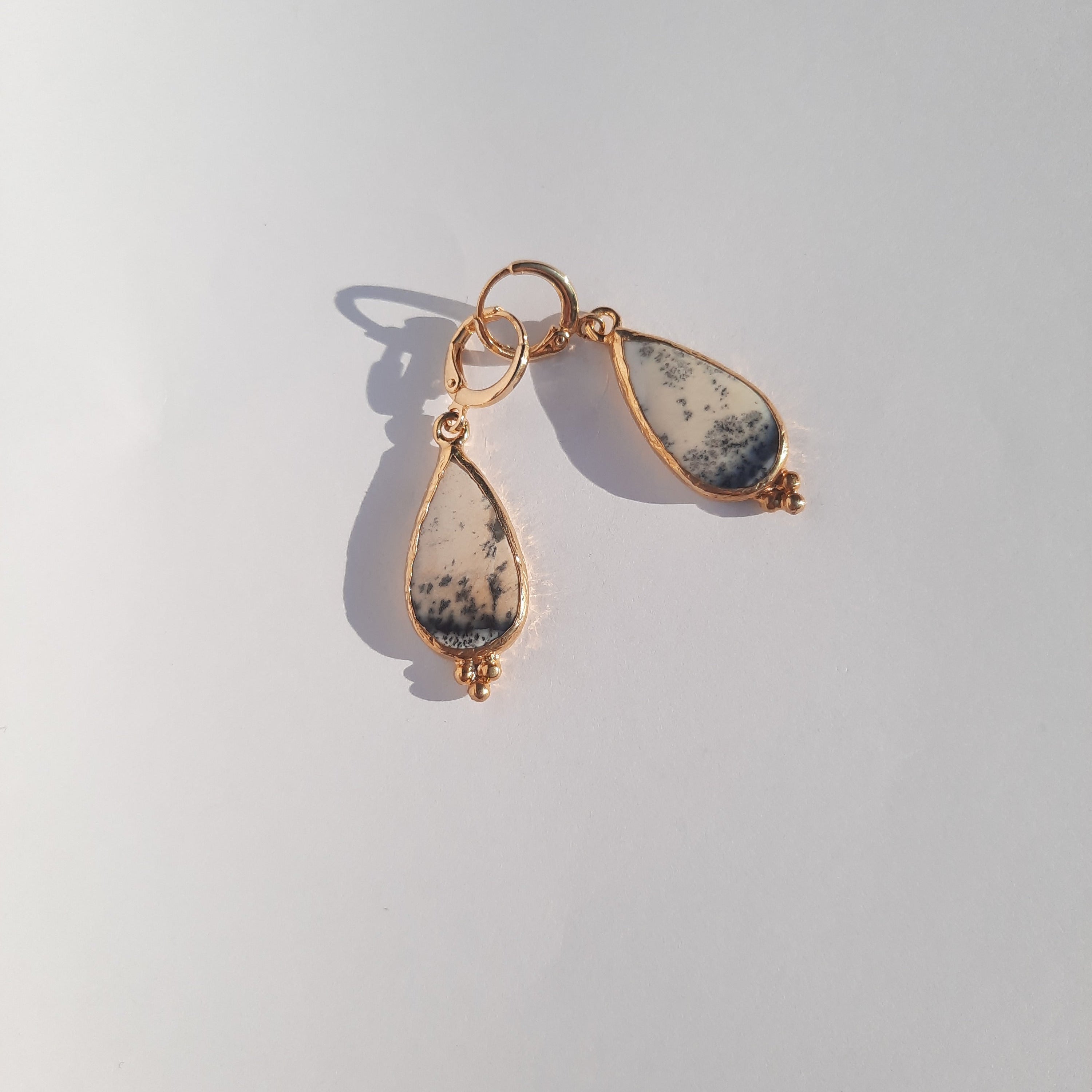 Dendrite Agate Earrings