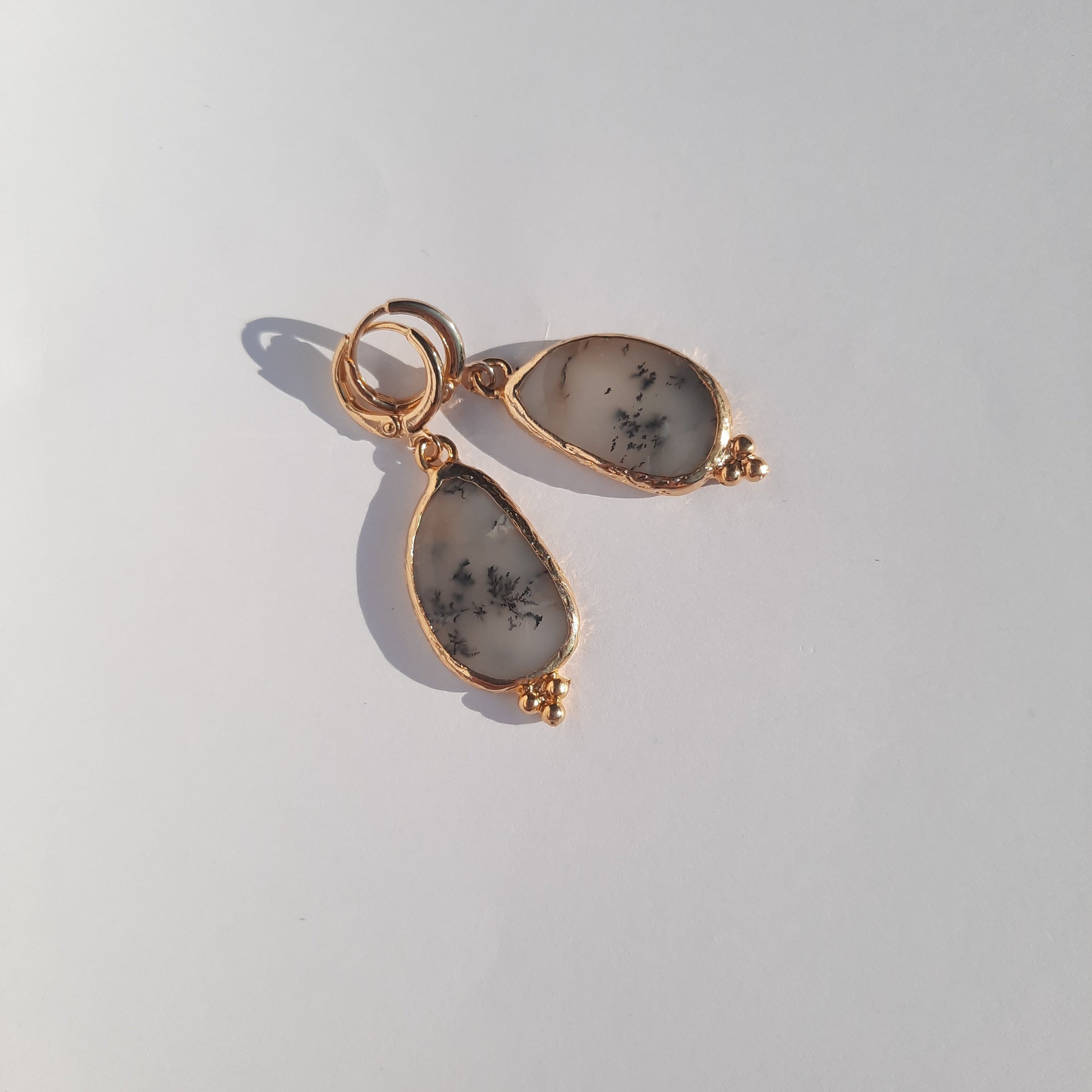 Dendrite Agate Earrings