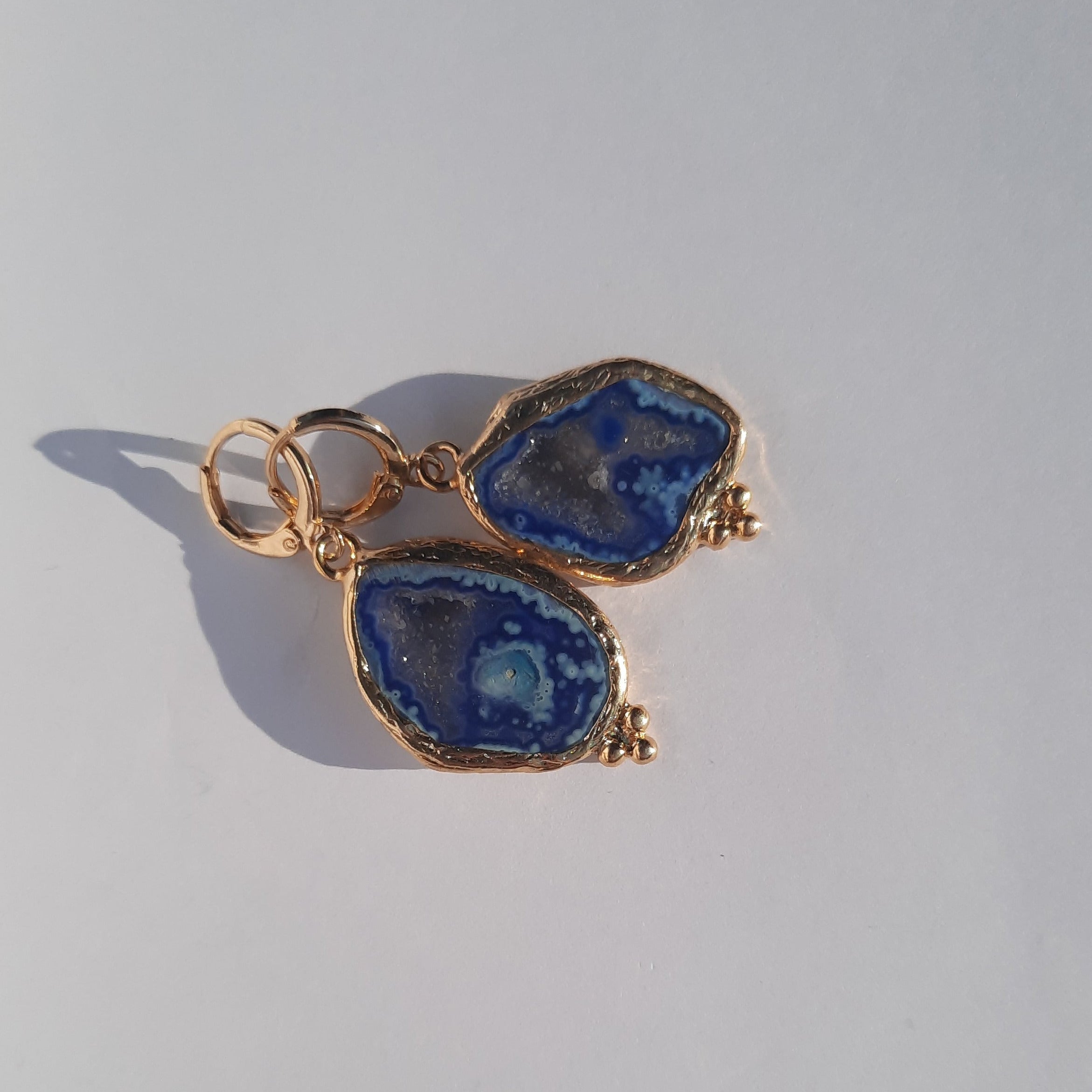 Fossil Agate Earrings